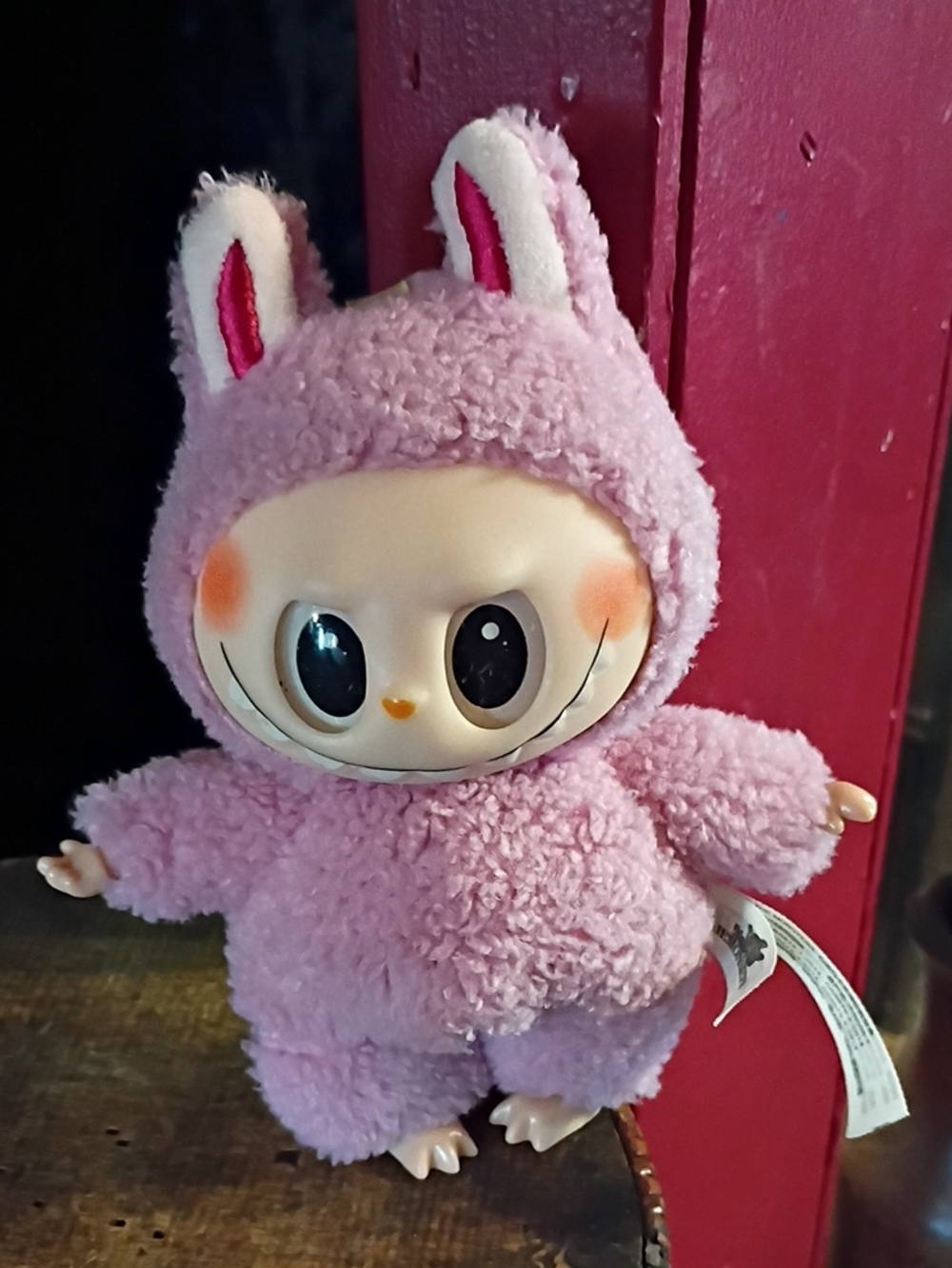 Cute Pink Bunny Plush Stuffed Animal Toy